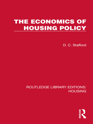 cover image of The Economics of Housing Policy